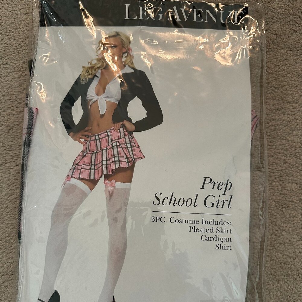 Leg Avenue Prep School Girl Costume Size Small